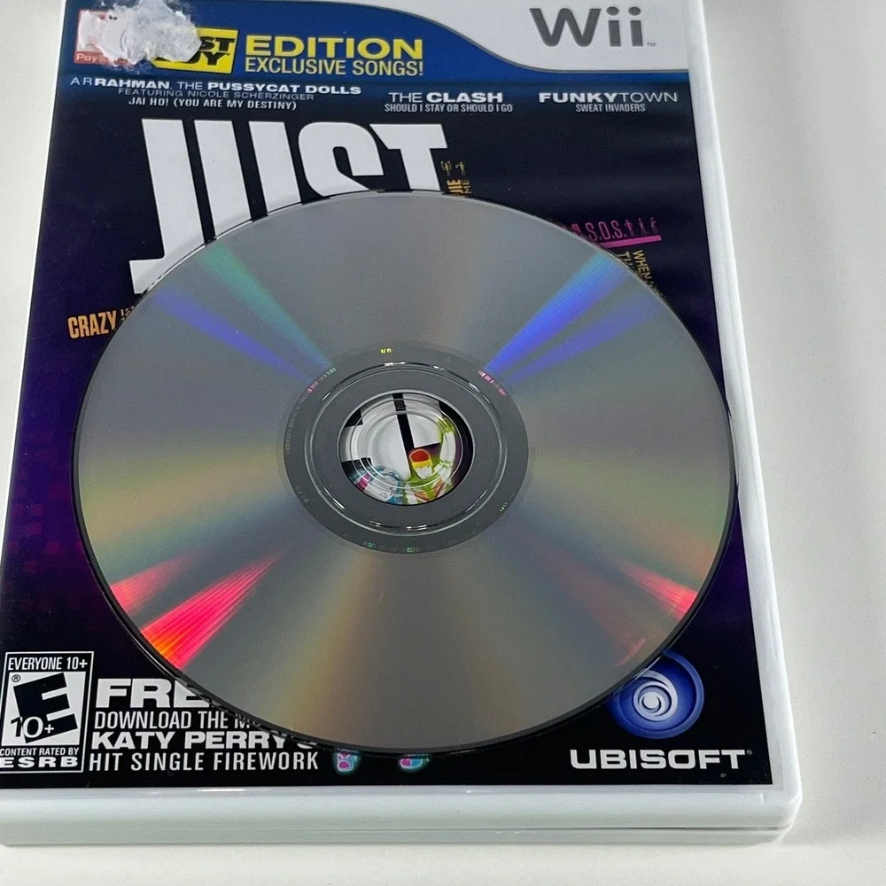 Just‎ Dance 2 & Dance Dance Revolution Hottest Party 2 Wii Games Lot of 2